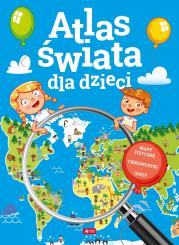 Okładka książki ATLAS ŚWIATA DLA DZIECI