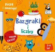 BAZGRAKI I LICZBY KAPITAN NAUKA. Autor: Monika Sobkowiak. Dadada.pl Okładka książki BAZGRAKI I LICZBY KAPITAN NAUKA