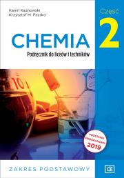 Chemia LO 2 podręcznik ZP NPP w.2020 OE. Autor: Kamil Kaznowski. Dadada.pl Okładka książki Chemia LO 2 podręcznik ZP NPP w.2020 OE