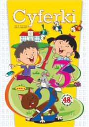 CYFERKI. Autor: Kruszewski Włodzimierz, Ernest Błędowski. Dadada.pl Okładka książki CYFERKI