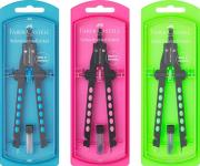 Opakowanie Cyrkiel Factory neon mix FABER CASTELL