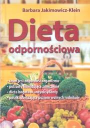 Dieta odpornościowa. Autor: Barbara Jakimowicz-Klein. Dadada.pl Okładka książki Dieta odpornościowa