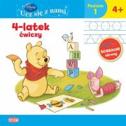 Okładka książki Disney. Ucz się z nami. 4-latek ćwiczy