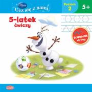 Okładka książki Disney. Ucz się z nami. 5-latek ćwiczy