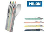 DŁUGOPIS MILAN P1 SILVER W ETUI 4 KOLORY. Wydawca: MILAN. Dadada.pl Opakowanie DŁUGOPIS MILAN P1 SILVER W ETUI 4 KOLORY