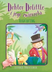 Doktor Dollitle i jego zwierzęta BR. Autor: Hugh Loftinga. Dadada.pl Okładka książki Doktor Dollitle i jego zwierzęta BR