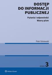 Dostęp do informacji publicznej w.3/2020. Autor: Sitniewski Piotr. Dadada.pl Okładka książki Dostęp do informacji publicznej w.3/2020