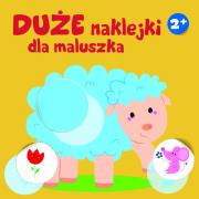 Okładka książki Duże naklejki dla maluszka - owieczka 2+