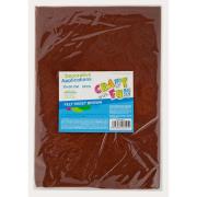 Opakowanie Filc arkusz brązowy 20x30 5el