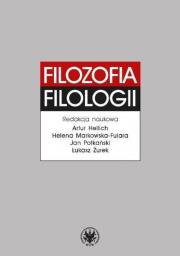 Okładka książki Filozofia filologii
