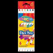 Opakowanie FLAMASTRY DWUSTRONNE 6 KOL. COLORINO KIDS