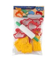 Foremki 12 sztuk + wałek zestaw JOVI. Wydawca: JOVI. Dadada.pl Opakowanie Foremki 12 sztuk + wałek zestaw JOVI