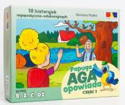 Historyjki obrazkowe. Papuga Aga opowiada cz.1. Wydawca: KOMLOGO. Dadada.pl Opakowanie Historyjki obrazkowe. Papuga Aga opowiada cz.1