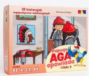 Historyjki obrazkowe. Papuga Aga opowiada cz.3. Wydawca: KOMLOGO. Dadada.pl Opakowanie Historyjki obrazkowe. Papuga Aga opowiada cz.3