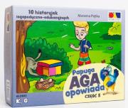Historyjki obrazkowe. Papuga Aga opowiada cz. 5. Wydawca: KOMLOGO. Dadada.pl Opakowanie Historyjki obrazkowe. Papuga Aga opowiada cz. 5