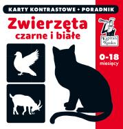 Kapitan Nauka.A kuku!Zwierzęta czarne i białe. Autor: Opracowanie zbiorowe. Dadada.pl Okładka książki Kapitan Nauka.A kuku!Zwierzęta czarne i białe