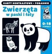 Kapitan Nauka.A kuku!Zwierzęta w paski i łaty. Autor: Opracowanie zbiorowe. Dadada.pl Okładka książki Kapitan Nauka.A kuku!Zwierzęta w paski i łaty