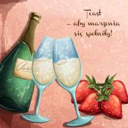 Okładka książki Karnet 155x155 Szampan