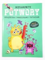 Okładka książki Książeczki z naklejkami i tatuażami Potwory