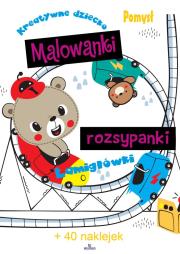 MALOWANKI ROZSYPANKI KREATYWNE DZIECKO. Autor: Grzankowska Ewelina. Dadada.pl Okładka książki MALOWANKI ROZSYPANKI KREATYWNE DZIECKO