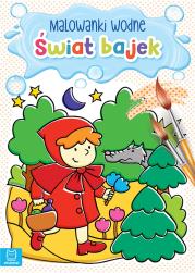 Malowanki wodne. Świat bajek. Autor: Opracowanie zbiorowe. Dadada.pl Okładka książki Malowanki wodne. Świat bajek