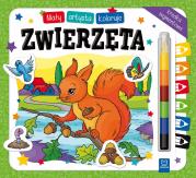 Okładka książki Mały artysta koloruje zwierzęta