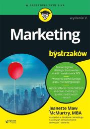 Marketing dla bystrzaków. Autor: McMurtry Jeanette. Dadada.pl Okładka książki Marketing dla bystrzaków