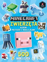 Minecraft. Zwierzęta. Album przygód z naklejkami. Autor: Craig Jelley. Dadada.pl Okładka książki Minecraft. Zwierzęta. Album przygód z naklejkami