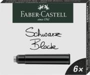 Opakowanie Naboje krótkie czarne 6szt FABER CASTELL