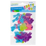 Opakowanie NAKLEJKI FILC KRÓLIK 18 SZTUK