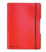 Okładka książki Notatnik A5/40K kratka My.BookF czerwony