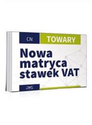Okładka książki Nowa matryca stawek VAT-Towary
