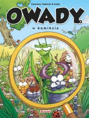 Owady w komiksie T.1. Autor: Christophe Cazenove, Francois Vodarzac. Dadada.pl Okładka książki Owady w komiksie T.1