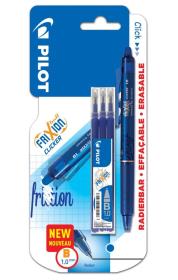 Opakowanie Pióro kulk. FriXion Clicker niebieski 1.0 + wkłady