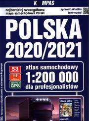 Polska 2020/2021 Atlas samochodowy dla profesjonalistów 1: 200 000. Wydawca: Kompas. Dadada.pl Opakowanie Polska 2020/2021 Atlas samochodowy dla profesjonalistów 1: 200 000