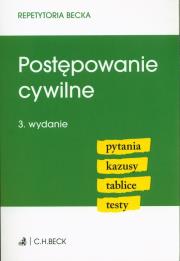 Okładka książki Postępowanie cywilne. Pytania. Kazusy. Tablice.