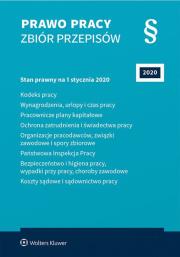 Okładka książki Prawo pracy Zbiór przepisów