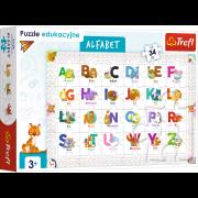 Opakowanie PUZZLE EDUKACYJNE ALFABET POLSKI