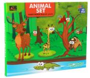 Opakowanie Puzzle magnetyczne - zwierzęta