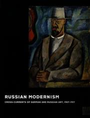 Okładka książki Russian Modernism Cross-Currents of German and Russian art., 1907-1917