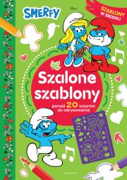 SMERFY SZALONE SZABLONY. Autor: Opracowanie zbiorowe. Dadada.pl Okładka książki SMERFY SZALONE SZABLONY