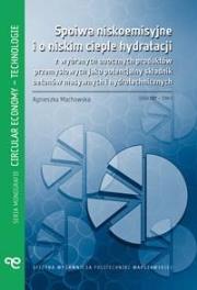 Okładka książki Spoiwa niskoemisyjne i o niskim cieple...