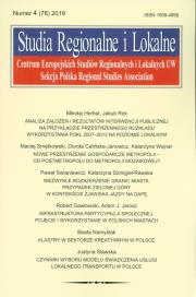 Opakowanie Studia regionalne i lokalne 4 (78) /2019