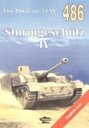 Sturmgeschutz IV. Tank Power vol. CCXX 486. Autor: Janusz Ledwoch. Dadada.pl Okładka książki Sturmgeschutz IV. Tank Power vol. CCXX 486