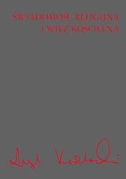Okładka książki Świadomość religijna i więź kościelna