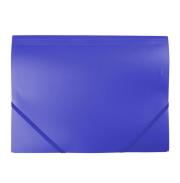 Opakowanie Teczka plastikowa z gumką niebieska D.RECT