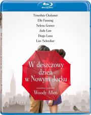 W deszczowy dzień w Nowym Jorku BD/ Kino Świat. Autor: Woody Allen. Dadada.pl Okładka książki W deszczowy dzień w Nowym Jorku BD/ Kino Świat