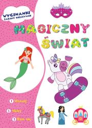 Wycinanki Magiczny świat. Autor: Grzankowska Ewelina. Dadada.pl Okładka książki Wycinanki Magiczny świat