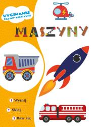 Wycinanki Maszyny. Autor: Grzankowska Ewelina. Dadada.pl Okładka książki Wycinanki Maszyny