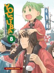 Yotsuba! #08. Autor: Azuma Kiyohiko. Dadada.pl Okładka książki Yotsuba! #08